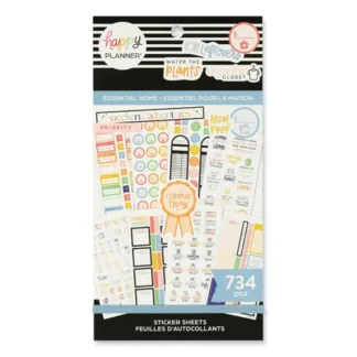 The Happy Planner® Essentials Home Classic Stickers, Productivity Theme, 734 Stickers