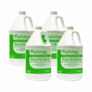 Theochem Laboratories Rinse-No-More Floor Cleaner, Lemon Scent, 1 gal Bottle, 4/Carton