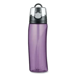 Thermos® Intak by Thermos Hydration Bottle with Meter, 24 oz, Plastic, Purple