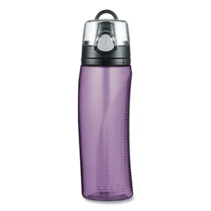 Thermos® Intak by Thermos Hydration Bottle with Meter, 24 oz, Plastic, Purple