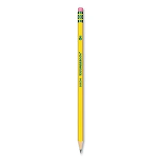 Ticonderoga® Pre-Sharpened Pencils, HB (#2), Black Lead, Yellow Barrel, Dozen