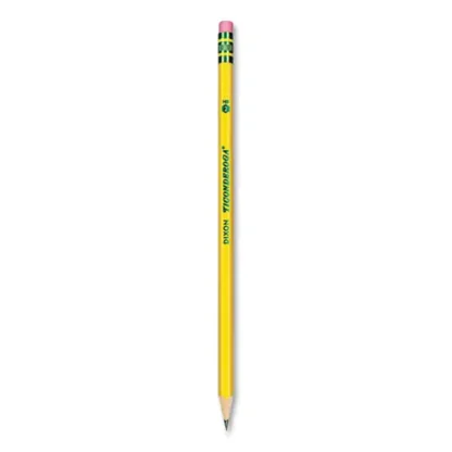 Ticonderoga® Pre-Sharpened Pencils, HB (#2), Black Lead, Yellow Barrel, Dozen
