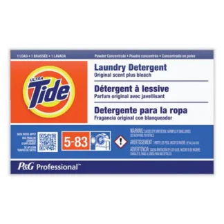 Tide® Professional™ Powder Laundry Detergent Plus Bleach, HE Compatible, Original Scent, 1.4 oz Vending Box, 156/Carton
