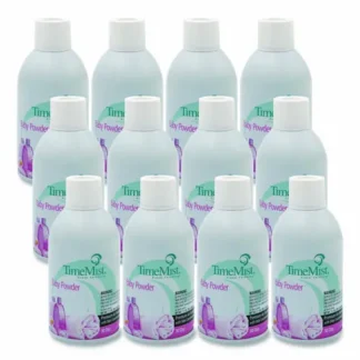 TimeMist® Premium Metered Air Freshener Refill, Baby Powder, 7.1 oz Aerosol Spray, 12/Carton