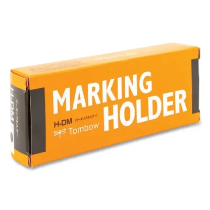 Tombow® Wax-Based Marking Pencil, Black, 4.4 mm, Navy Blue Barrel, 10/Box