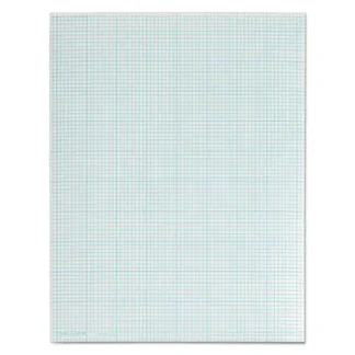 TOPS™ Cross Section Pads, Cross-Section Quadrille Rule, 50 Sheets, 8.5 x 11, White