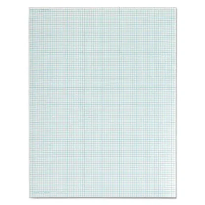TOPS™ Cross Section Pads, Cross-Section Quadrille Rule, 50 Sheets, 8.5 x 11, White