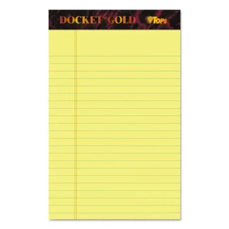 TOPS™ Docket Gold Ruled Perforated Pads