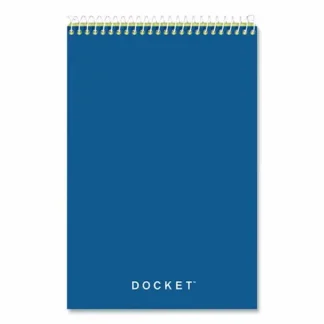 TOPS™ Docket Steno Pad, Gregg Rule, Forest Green Cover, 100 Sheets, 6 x 9, Canary-Yellow