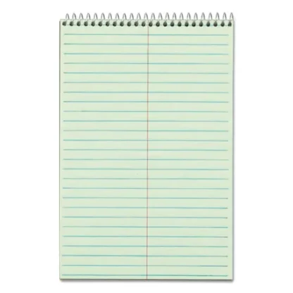 TOPS™ Gregg Steno Pads, Gregg Rule, 80 Green-Tint Sheets, 6" x 9"