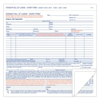 TOPS™ Hazardous Material Short Form, Three-Part Carbonless, 250 Forms, 7 x 8.5