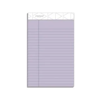 TOPS™ Prism + Colored Writing Pads, Narrow Rule, 5 x 8, Pastel Orchid, 50 Sheets, 12 Pack