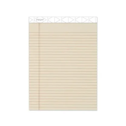 TOPS™ Prism + Colored Writing Pads, Wide/Legal Rule, 50 Pastel Ivory 8.5 x 11.75 Sheets, 12/Pack