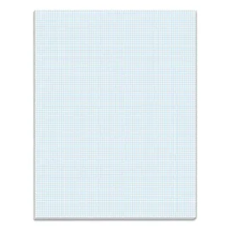 TOPS™ Quadrille Pads, Quadrille Rule (10 sq/in), 50 White 8.5 x 11 Sheets