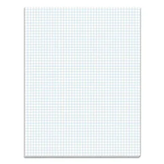 TOPS™ Quadrille Pads, Quadrille Rule (5 sq/in), 50 White 8.5 x 11 Sheets