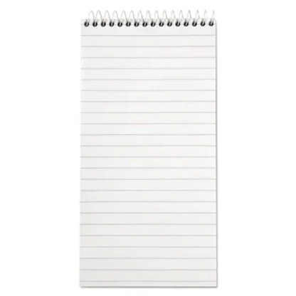 TOPS™ Reporter's Notepad, Wide/Legal Rule, 70 White Sheets, 4 x 8 Inches, 12/Pack