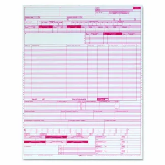 TOPS™ UB04 Hospital Insurance Claim Form for Laser Printers, One-Part (No Copies), 8.5 x 11, 2,500 Forms Total