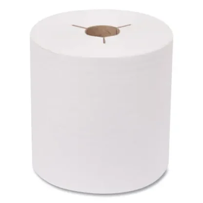 Tork® Advanced Hand Towel Roll, Notched, 1-Ply, 8" x 800 ft, White, 6 Rolls/Carton