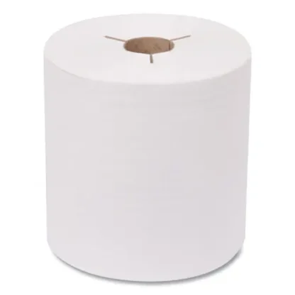 Tork® Advanced Hand Towel Roll, Notched, 1-Ply, 8" x 10", White, 6 Rolls/Carton