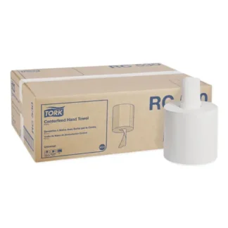 Tork® Centerfeed Hand Towel, 2-Ply, White, 530 Towels/Roll, 6 Rolls/Carton