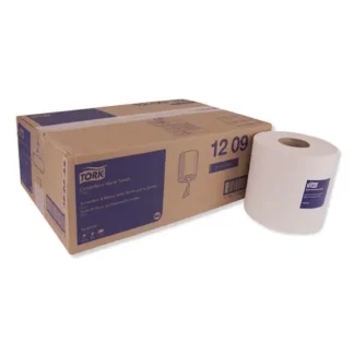 Tork® Centerfeed Hand Towel, 2-Ply, White, 500 Towels/Roll, 6 Rolls/Carton