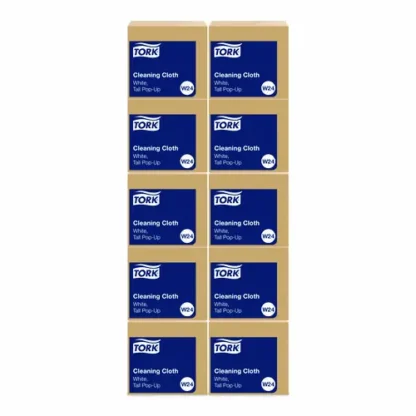 Tork® Cleaning Cloth, White, 100 Wipes/Box, 10 Boxes/Carton