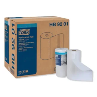 Tork® Handi-Size Perforated Kitchen Roll Towel, 2-Ply, White, 120/Roll, 30/Carton