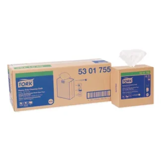 Tork® Heavy-Duty Cleaning Cloth, White, 80 Cloths/Box, 5 Boxes/Carton