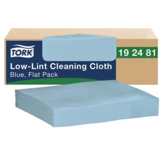 Tork® Low-Lint Cleaning Cloth, Blue, 250 Sheets/Carton