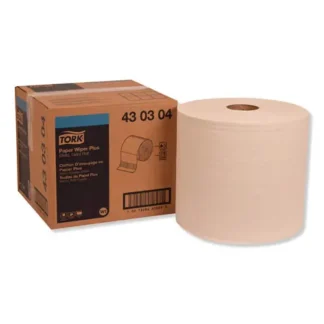 Tork® Paper Wiper Plus, White, 800 Towels/Roll