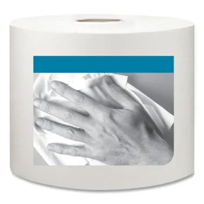 Tork® Paper Wiper Plus, White, 300 Sheets/Roll, 2 Rolls/Carton