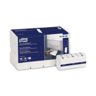 Tork® PeakServe Continuous Hand Towel, White, 1-Ply, 270 Towels/Pack, 12 Packs/Carton