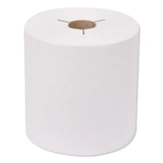Tork® Premium Hand Towel Roll, Notched, 1-Ply, 8" x 600 ft, White, 720 Sheets/Roll, 6 Rolls/Carton