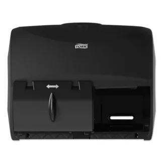 Tork® Twin Bath Tissue Roll Dispenser for OptiCore, Black