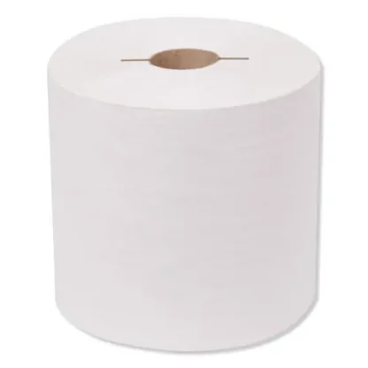 Tork® Universal Hand Towel Roll, Notched, 1-Ply, White, 756 Towels/Roll, 6 Rolls/Carton