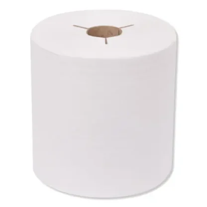 Tork® Universal Hand Towel Roll, Notched, 1-Ply, 8" x 800 ft, White, 6 Rolls/Carton