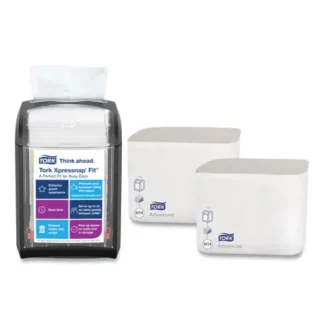 Tork® Xpressnap Fit Napkin Dispenser Starter Pack, Black
