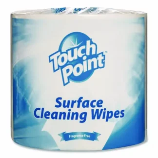 Touch Point® Facility Cleaning Wipes, Fragrance-Free, 900/Roll, 2 Rolls/Carton
