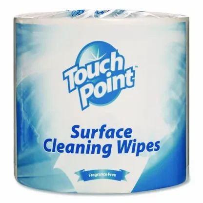 Touch Point® Facility Cleaning Wipes, Fragrance-Free, 900/Roll, 2 Rolls/Carton