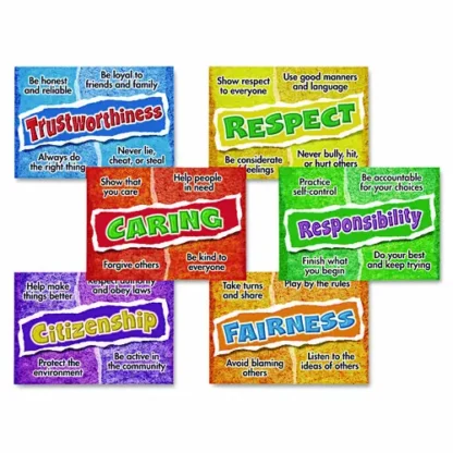 TREND® ARGUS Poster Combo Pack, "Character Choices", 13.5 x 19, 6 Posters/Pack