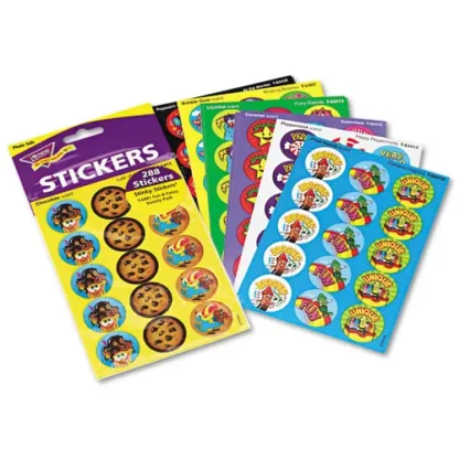 TREND® Stinky Stickers Variety Pack, Colorful Favorites, Assorted Colors, 300/Pack