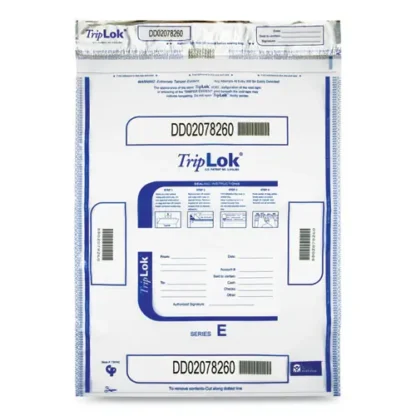 TripLOK™ Deposit Bag, Plastic, 15" x 20", Clear, 250/Carton