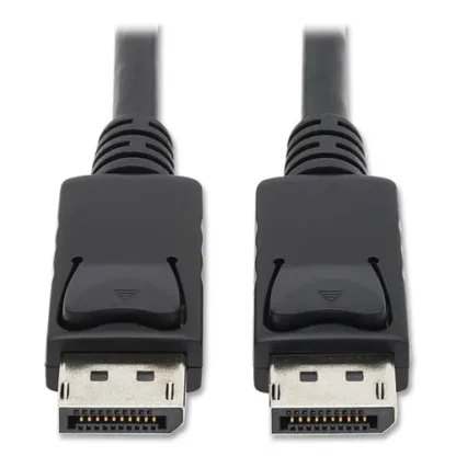 Tripp Lite by Eaton DisplayPort Cable with Latches (M/M), 6 ft, Black