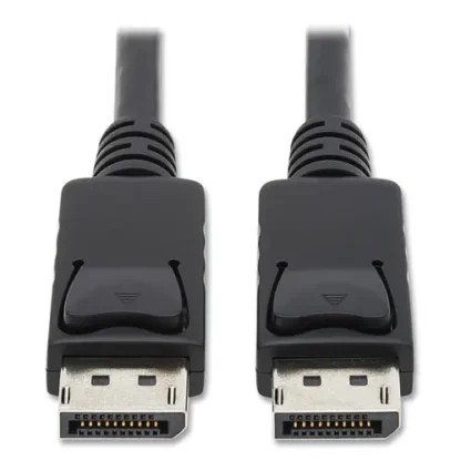 Tripp Lite by Eaton DisplayPort to DisplayPort Cable 4K with Latches, 10 ft, Black