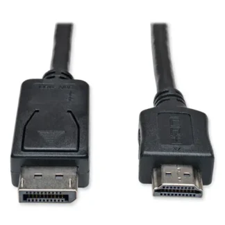 Tripp Lite by Eaton DisplayPort to HDMI Adapter Cable, 3 ft, Black