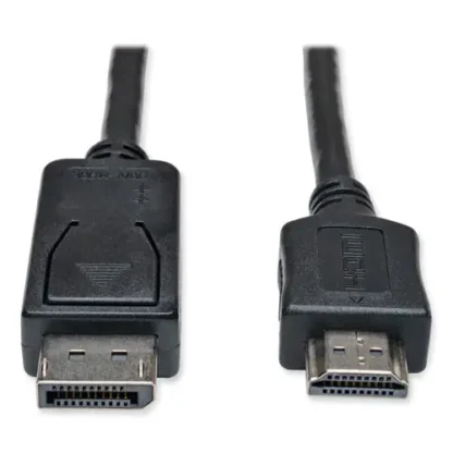 Tripp Lite by Eaton DisplayPort to HDMI Adapter Cable, 3 ft, Black