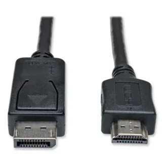 Tripp Lite by Eaton DisplayPort to HDMI Cable Adapter, 10 ft, Black
