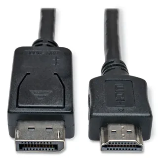 Tripp Lite by Eaton DisplayPort to HDMI Cable Adapter (M/M), 6 ft, Black