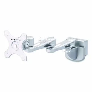 Tripp Lite by Eaton Dual-Extension Monitor Mount for Slat Wall System for 32" TVs, Silver, Supports 22 lb