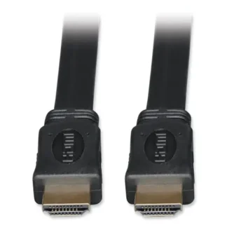 Tripp Lite by Eaton High Speed HDMI Flat Cable, Ultra HD 4K, Digital Video with Audio (M/M), 3 ft, Black